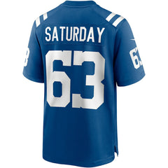 Jeff Saturday  Game Retired Player Jersey - Indianapolis Colts