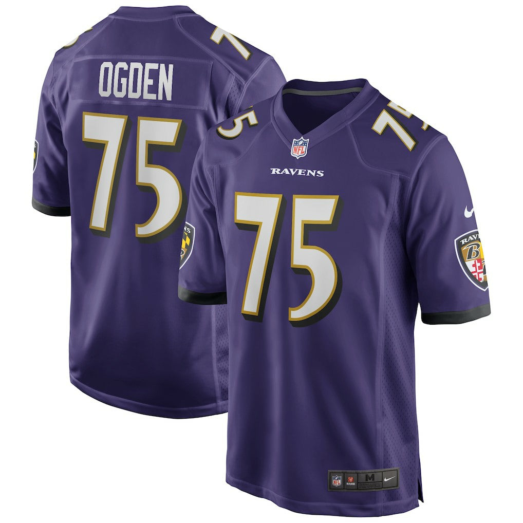 Jonathan Ogden  Game Retired Player Jersey - Baltimore Ravens