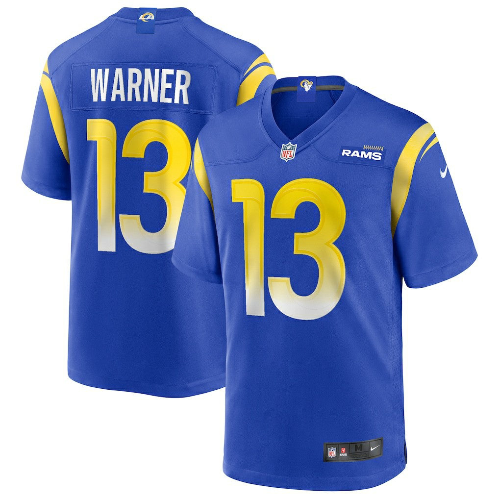 Kurt Warner  Game Retired Player Jersey - Los Angeles Rams