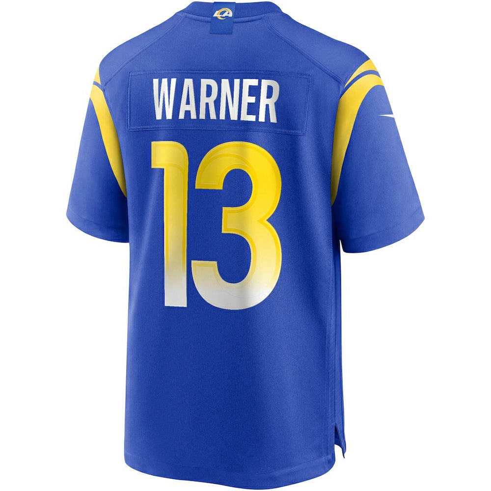 Kurt Warner  Game Retired Player Jersey - Los Angeles Rams