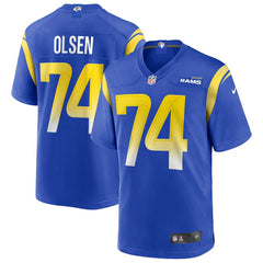 Merlin Olsen  Game Retired Player Jersey - Los Angeles Rams