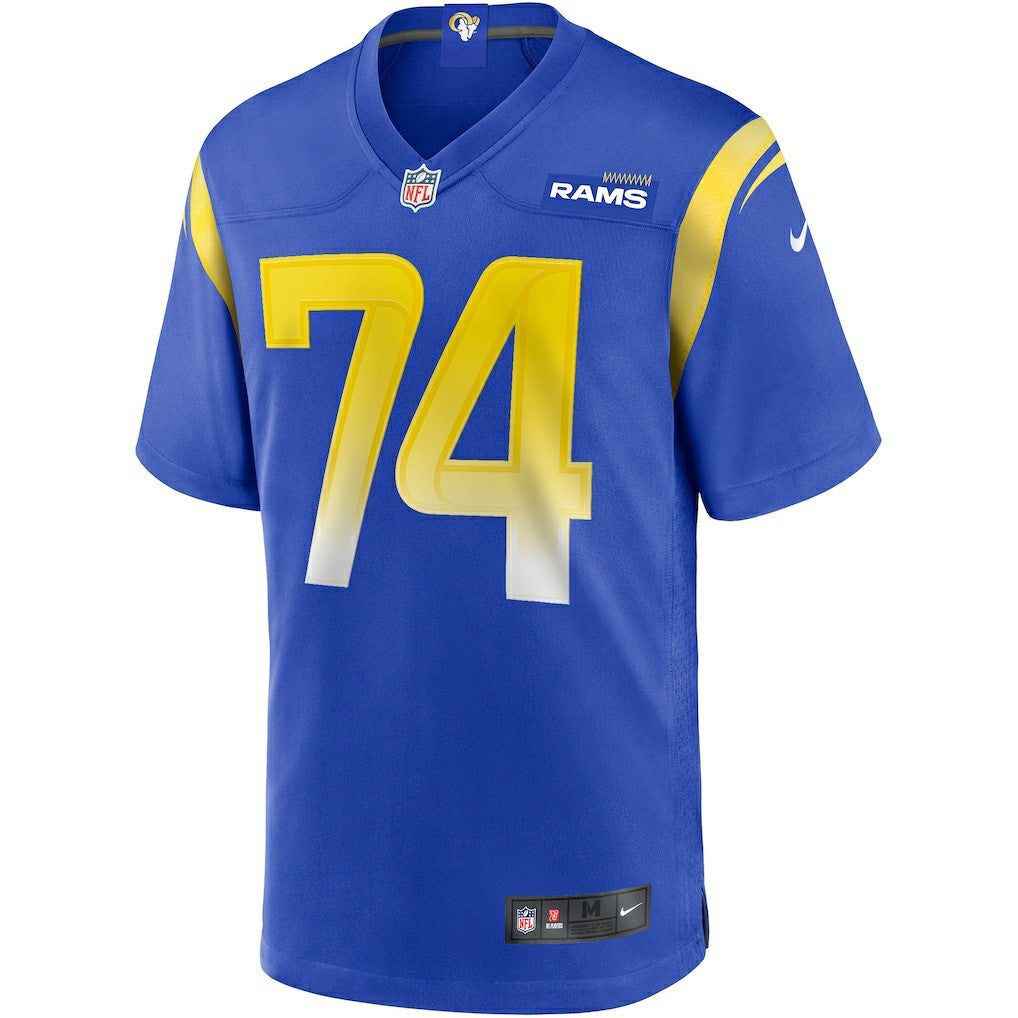 Merlin Olsen  Game Retired Player Jersey - Los Angeles Rams