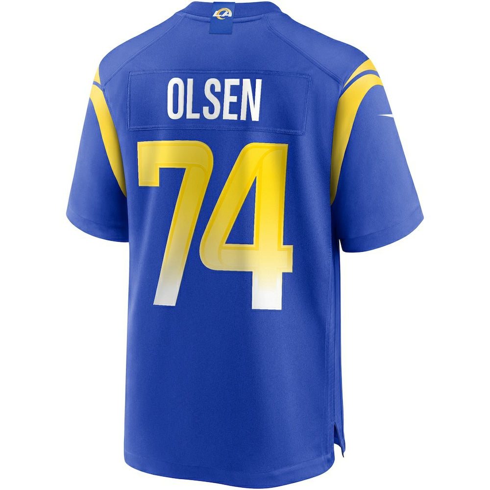 Merlin Olsen  Game Retired Player Jersey - Los Angeles Rams