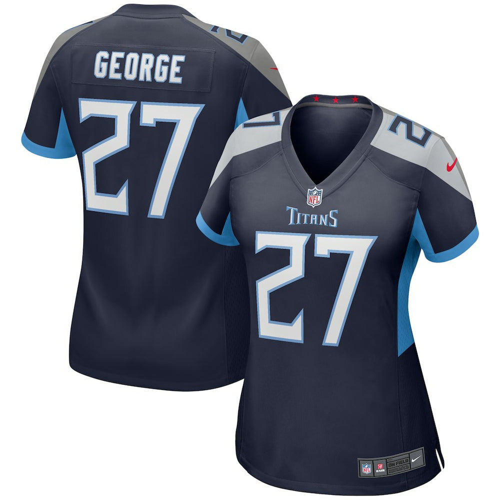 Eddie George  Women's Game Retired Player Jersey - Tennessee Titans