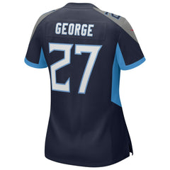 Eddie George  Women's Game Retired Player Jersey - Tennessee Titans