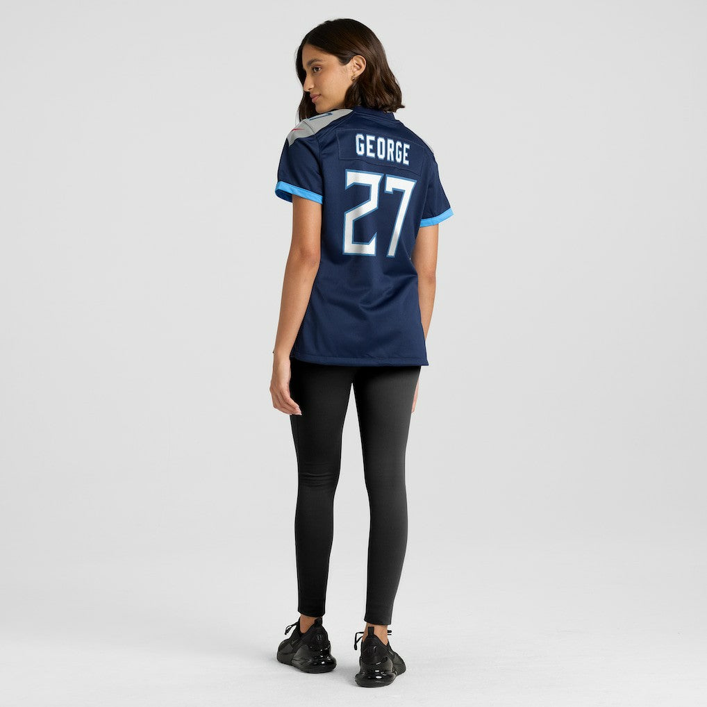 Eddie George  Women's Game Retired Player Jersey - Tennessee Titans