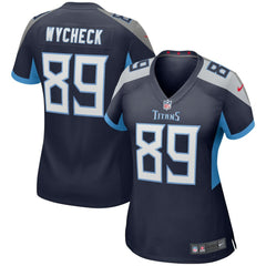 Frank Wycheck  Women's Game Retired Player Jersey - Tennessee Titans