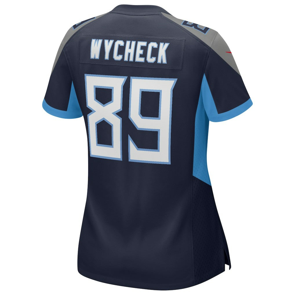 Frank Wycheck  Women's Game Retired Player Jersey - Tennessee Titans