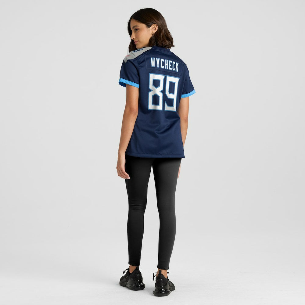 Frank Wycheck  Women's Game Retired Player Jersey - Tennessee Titans