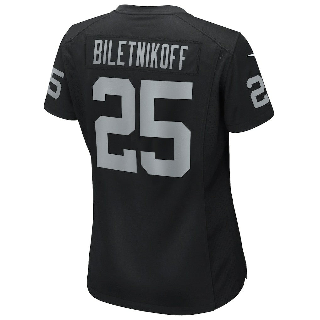 Fred Biletnikoff  Women's Game Retired Player Jersey - Las Vegas Raiders