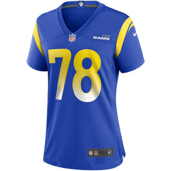 Jackie Slater  Women's Game Retired Player Jersey - Los Angeles Rams