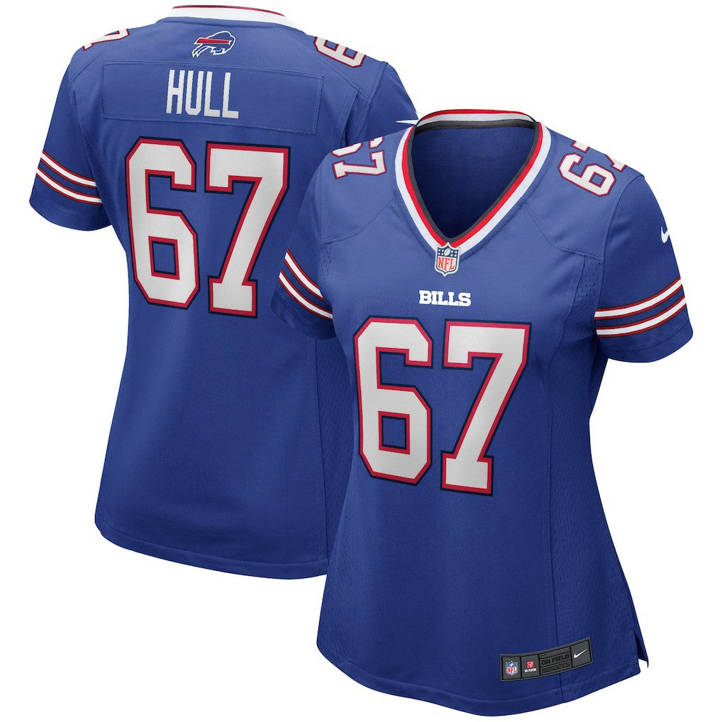 Kent Hull  Women's Game Retired Player Jersey - Buffalo Bills