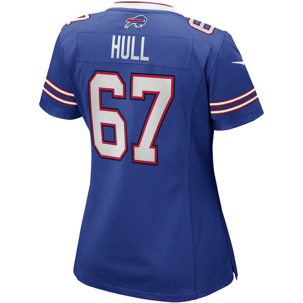 Kent Hull  Women's Game Retired Player Jersey - Buffalo Bills