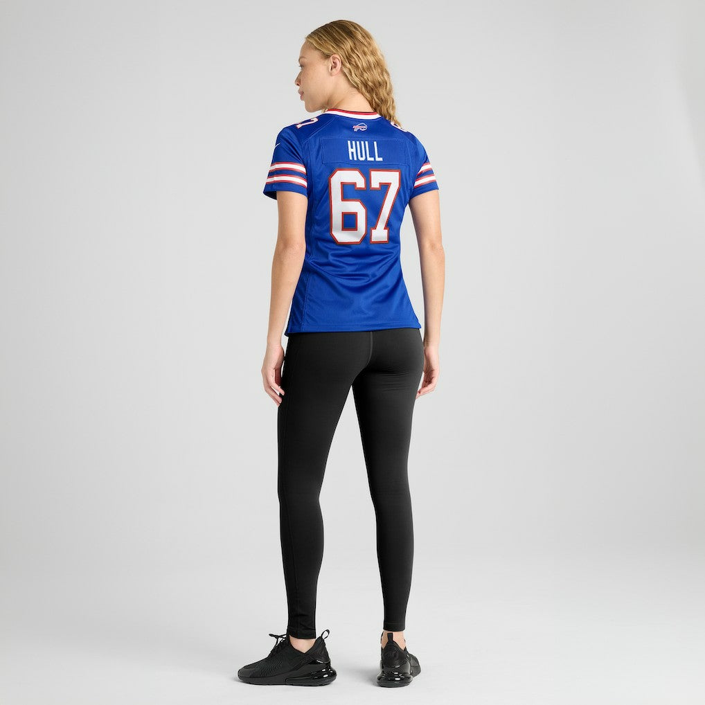 Kent Hull  Women's Game Retired Player Jersey - Buffalo Bills