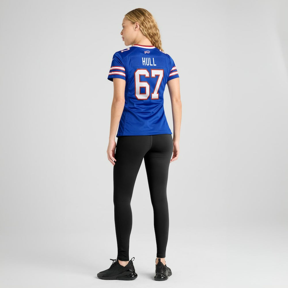 Kent Hull  Women's Game Retired Player Jersey - Buffalo Bills