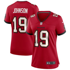 Keyshawn Johnson  Women's Game Retired Player Jersey - Tampa Bay Buccaneers