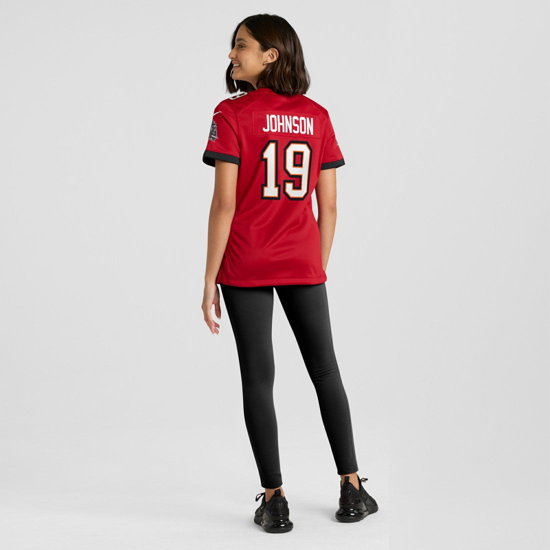 Keyshawn Johnson  Women's Game Retired Player Jersey - Tampa Bay Buccaneers