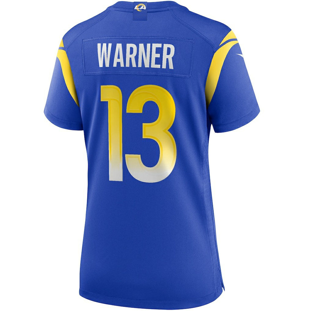 Kurt Warner  Women's Game Retired Player Jersey - Los Angeles Rams