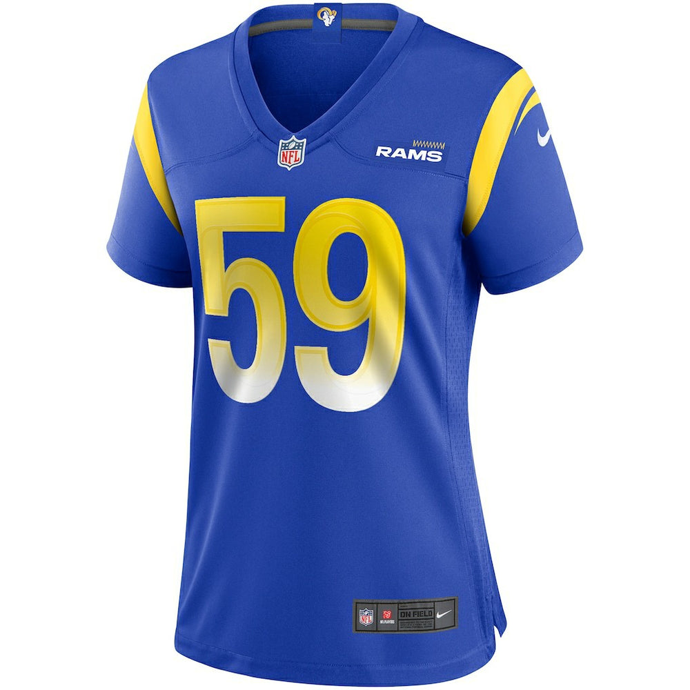 London Fletcher  Women's Game Retired Player Jersey - Los Angeles Rams