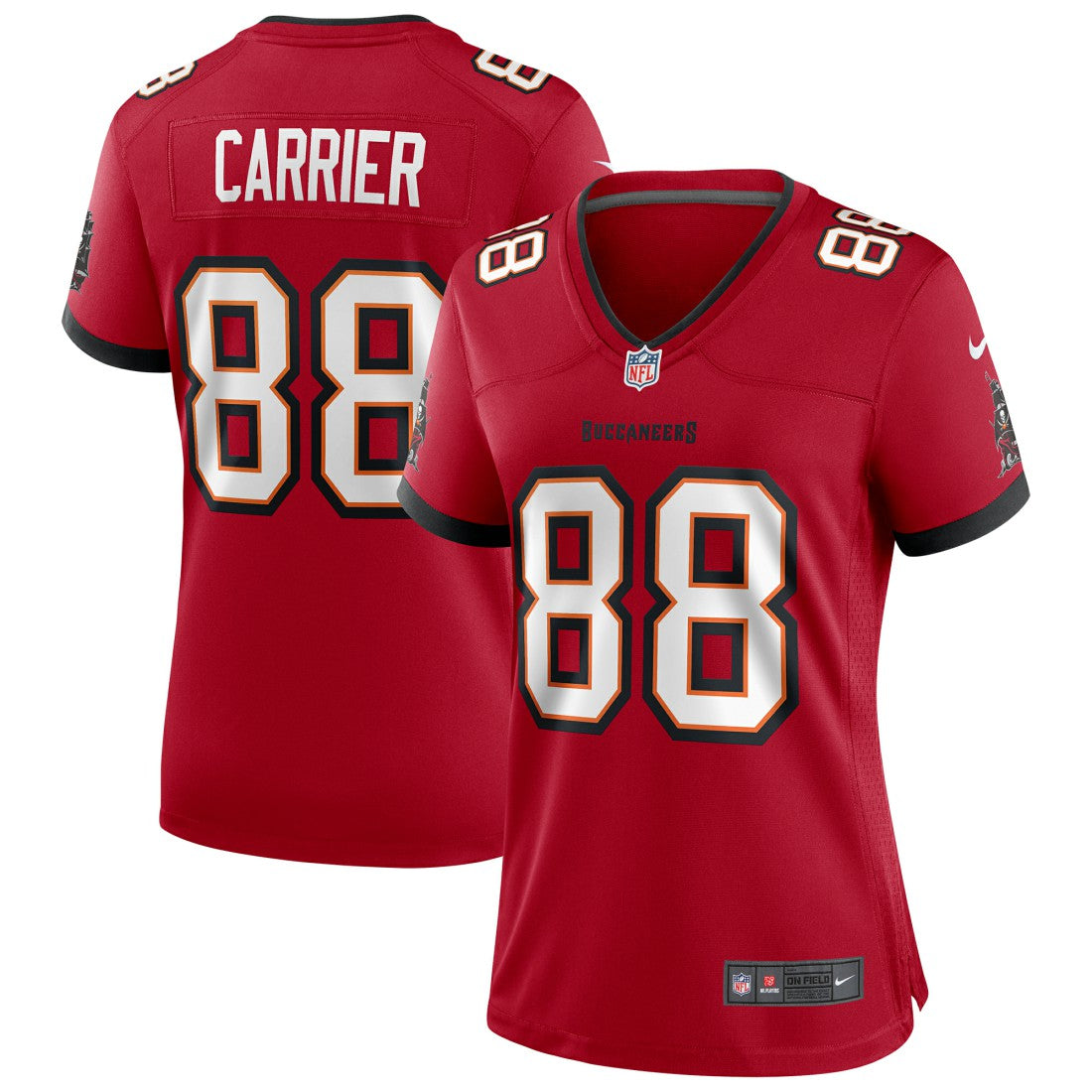 Mark Carrier  Women's Game Retired Player Jersey - Tampa Bay Buccaneers