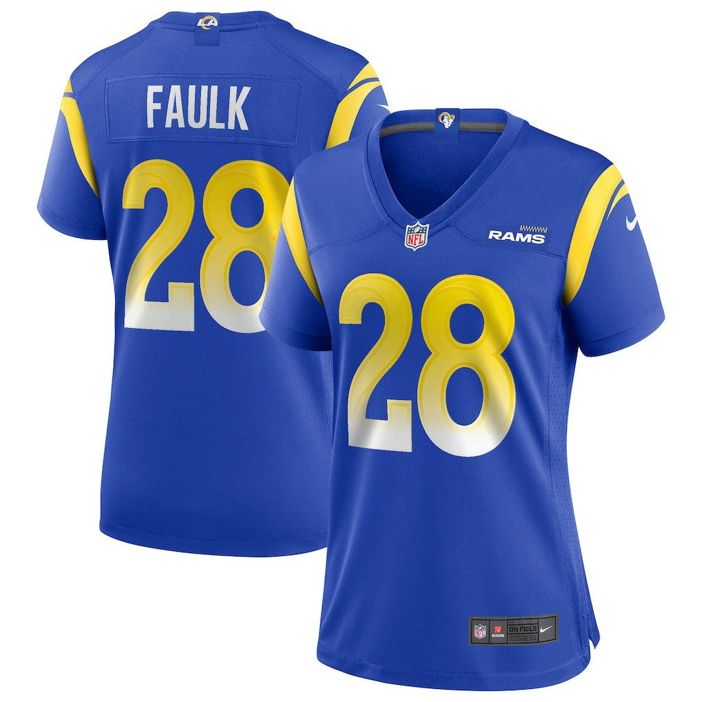 Marshall Faulk  Women's Game Retired Player Jersey - Los Angeles Rams