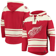 NHL Red Detroit Red Wings '47 Superior Lacer Hoodie