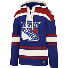 NHL Blue New York Rangers '47 Superior Lacer Hoodie