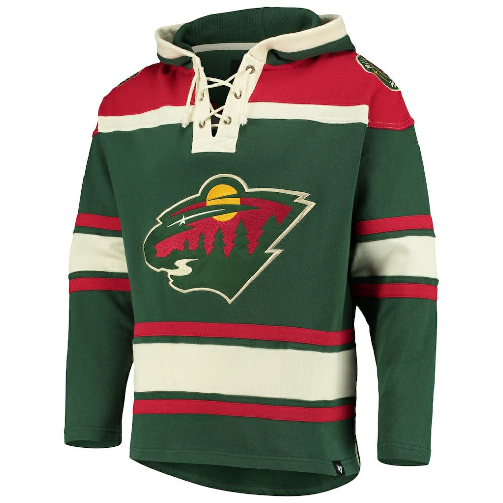 NHL Green Minnesota Wild '47 Superior Lacer Hoodie