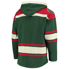 NHL Green Minnesota Wild '47 Superior Lacer Hoodie