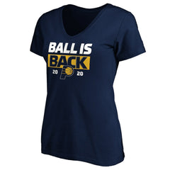 NBA Indiana Pacers Women's Ball Is Back V-Neck T-Shirt