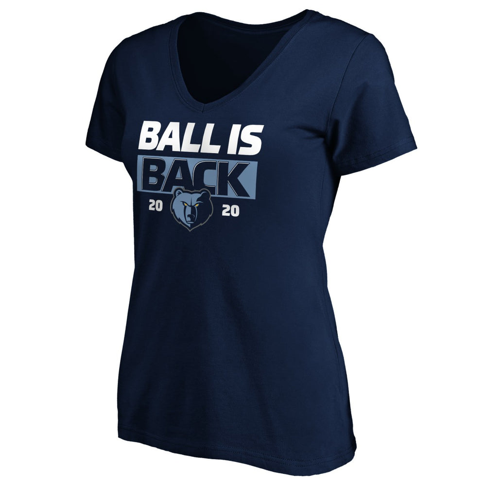 NBA Memphis Grizzlies Women's Ball Is Back V-Neck T-Shirt