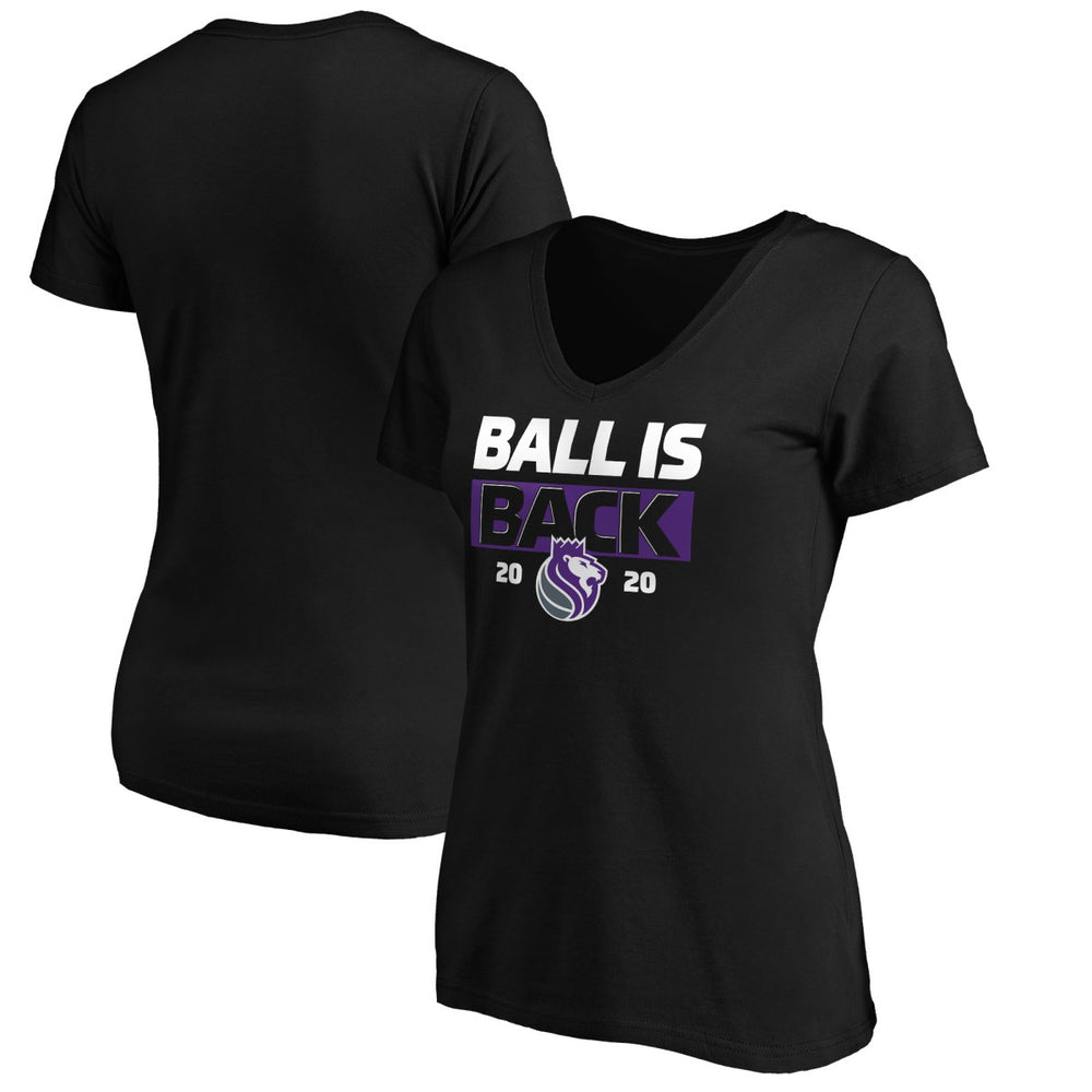 NBA Sacramento Kings Women's Ball Is Back V-Neck T-Shirt