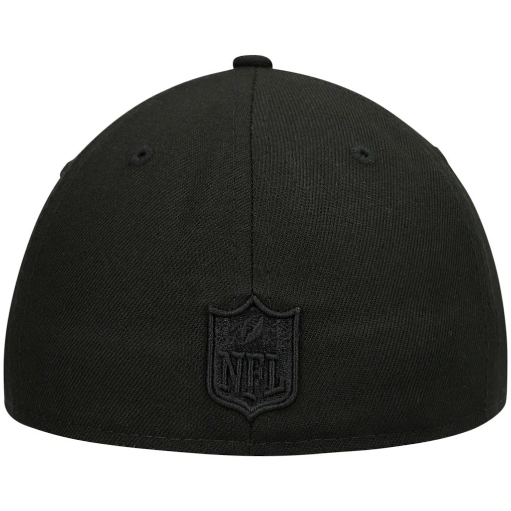 Alternate Logo Black on Black Low Profile 59FIFTY II Fitted Hat - Atlanta Falcons
