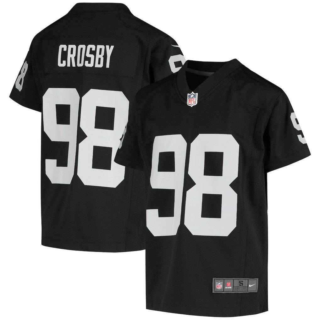Maxx Crosby  Youth Game Jersey - Las Vegas Raiders