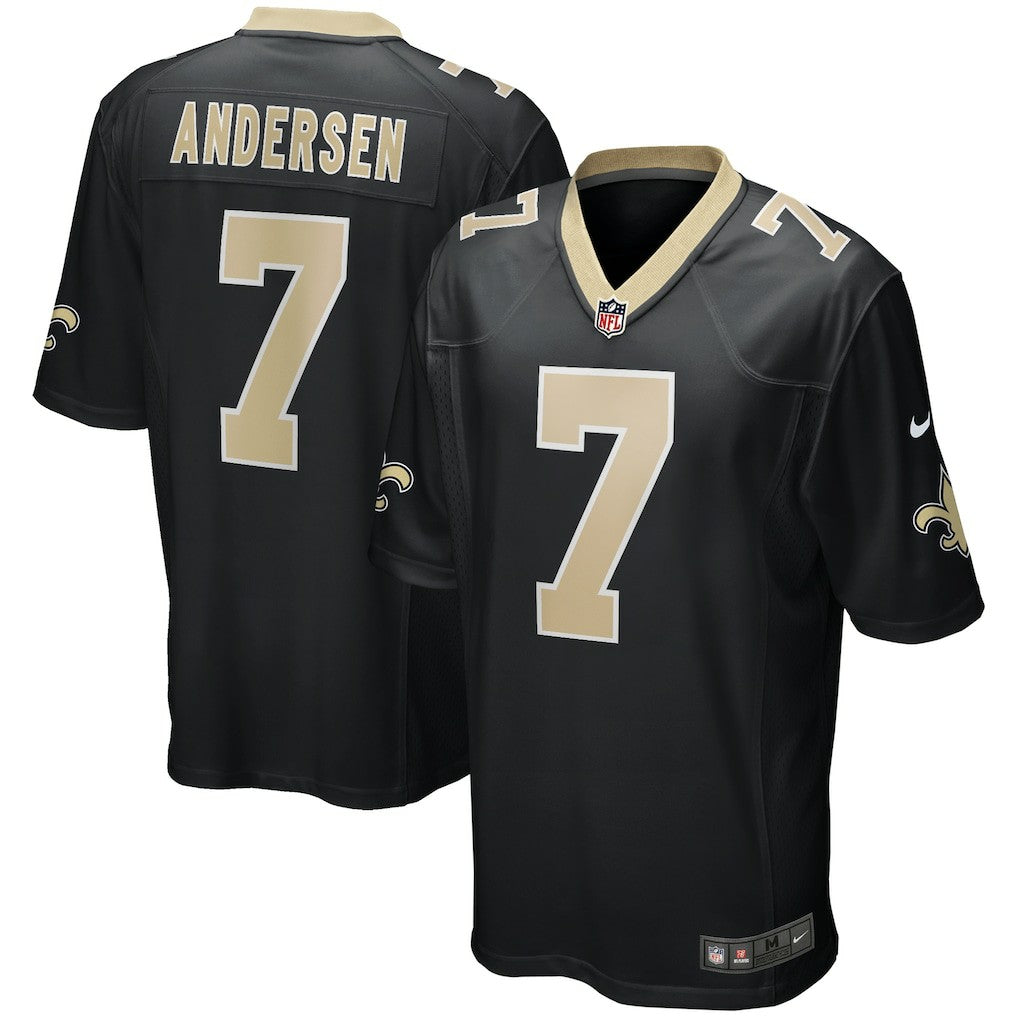 Morten Andersen  Game Retired Player Jersey - New Orleans Saints