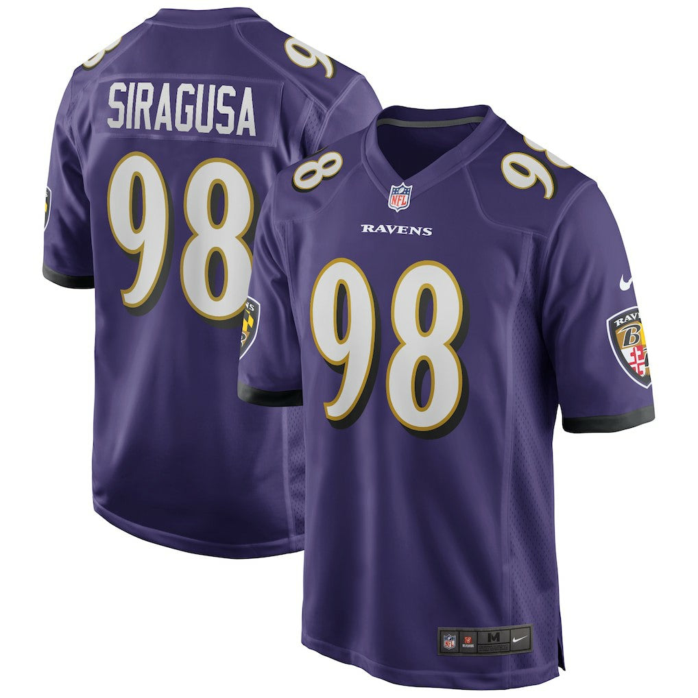 Tony Siragusa  Game Retired Player Jersey - Baltimore Ravens