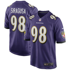 Tony Siragusa  Game Retired Player Jersey - Baltimore Ravens
