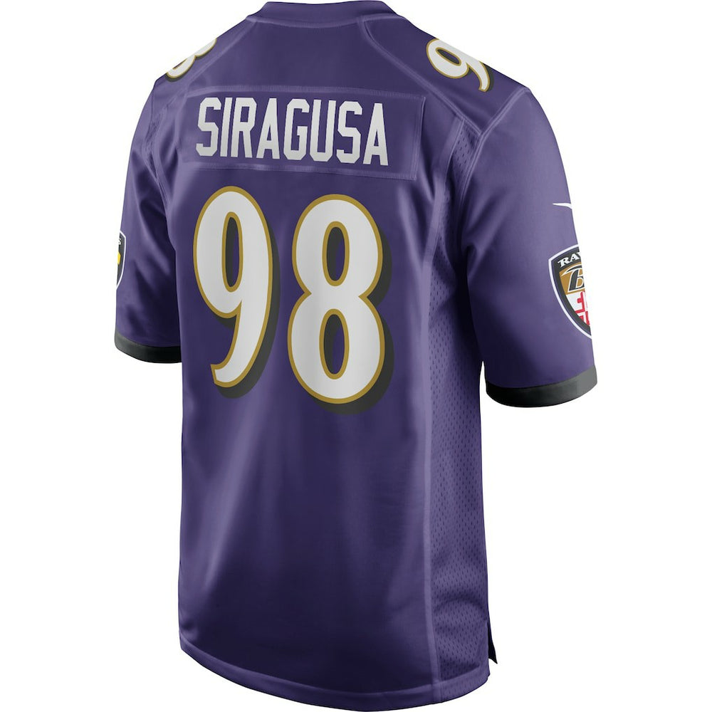 Tony Siragusa  Game Retired Player Jersey - Baltimore Ravens