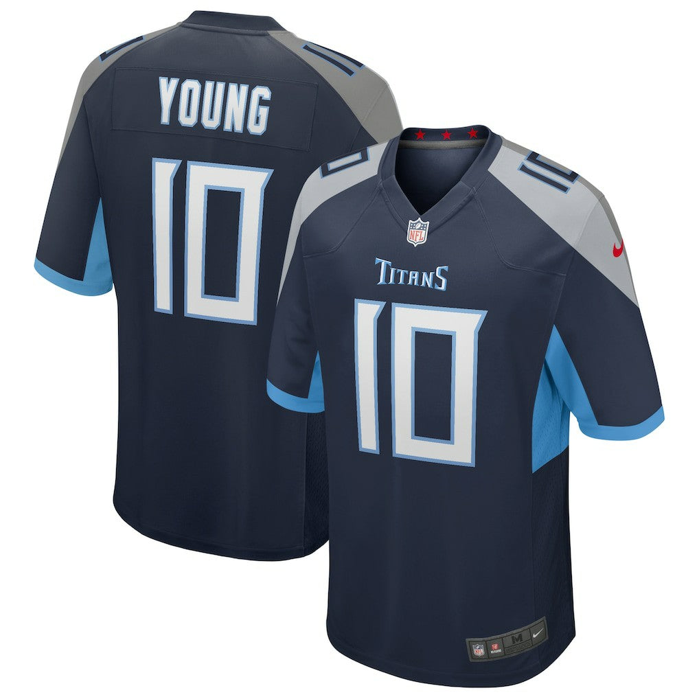 Vince Young  Game Retired Player Jersey - Tennessee Titans