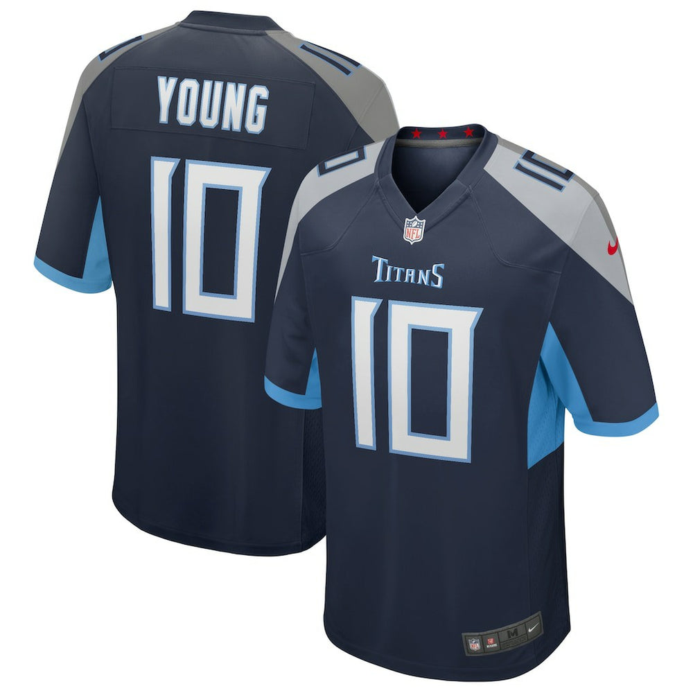Vince Young  Game Retired Player Jersey - Tennessee Titans