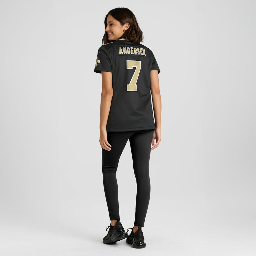 Morten Andersen  Women's Game Retired Player Jersey - New Orleans Saints