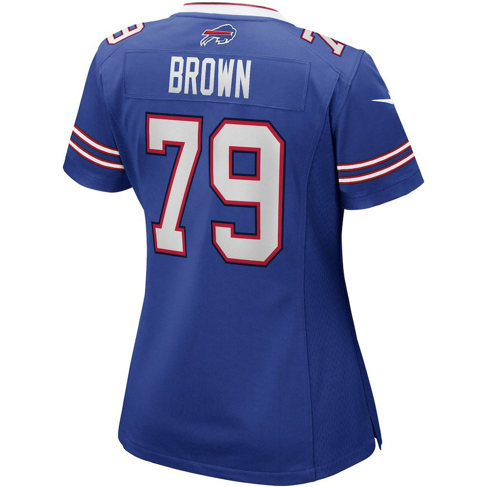 Ruben Brown  Women's Game Retired Player Jersey - Buffalo Bills