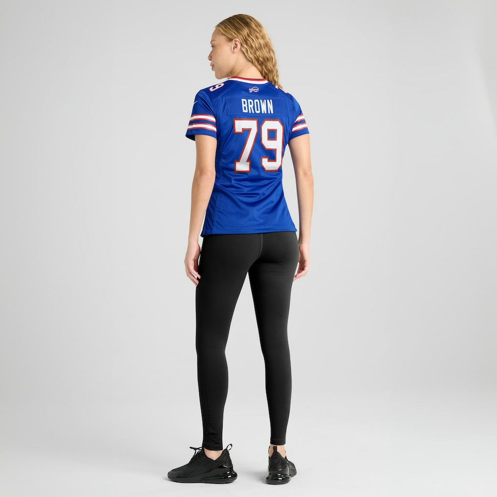 Ruben Brown  Women's Game Retired Player Jersey - Buffalo Bills