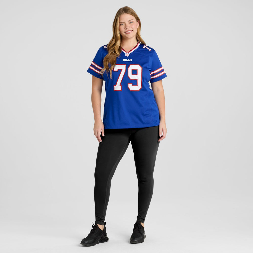 Ruben Brown  Women's Game Retired Player Jersey - Buffalo Bills