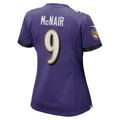 Steve McNair  Women's Game Retired Player Jersey - Baltimore Ravens