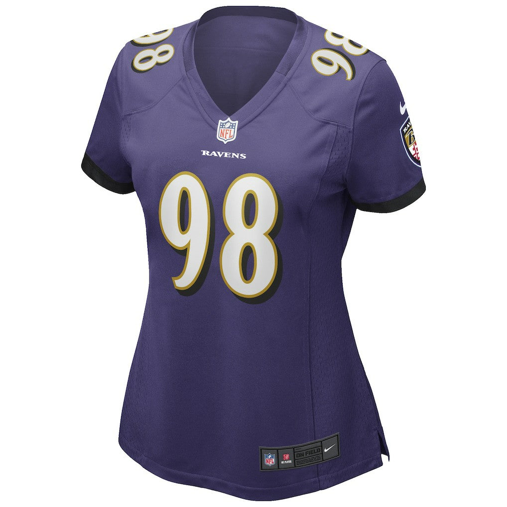 Tony Siragusa  Women's Game Retired Player Jersey - Baltimore Ravens