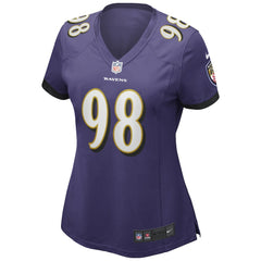 Tony Siragusa  Women's Game Retired Player Jersey - Baltimore Ravens
