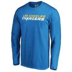 #1 Dad Long Sleeve Team Logo T-Shirt - Los Angeles Chargers