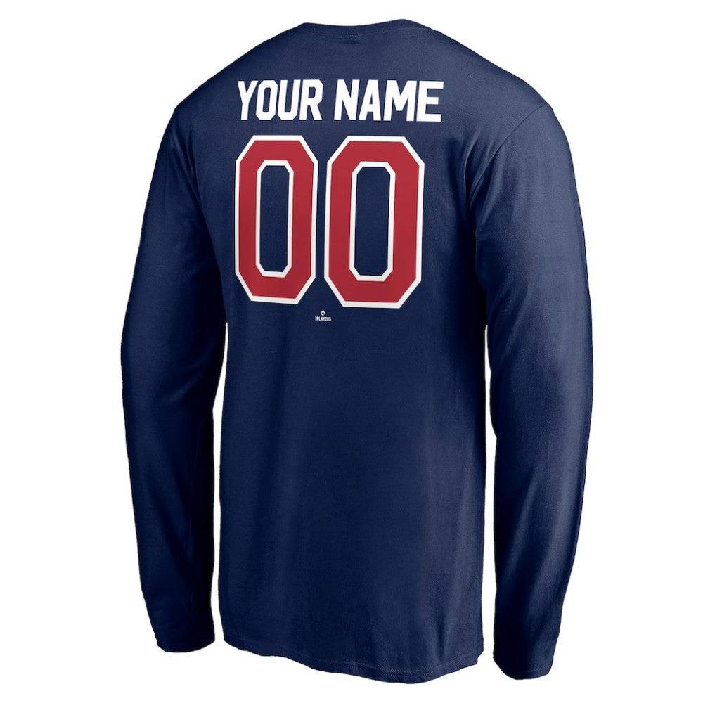 MLB Atlanta Braves Personalized Winning Streak Name & Number Long Sleeve T-Shirt