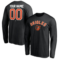 MLB Baltimore Orioles Personalized Winning Streak Name & Number Long Sleeve T-Shirt